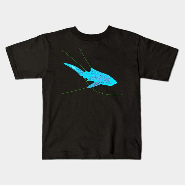 Leopard shark Triakis semifasciata Kids T-Shirt by Namwuob